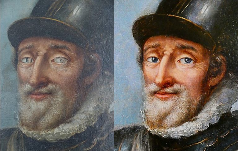 Henri IV visage Avant après-Copyright Stil Caroline