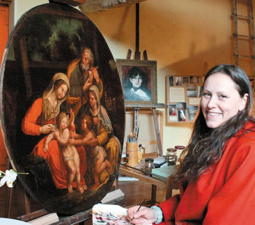 place-au-dessus-d-une-cheminee-ce-tableau-probablement-de-la-fin-du-xviie-siecle-etait-tres-sale-il-a-retrouve-ses-teintes-d-origine-et-des-details-autrefois-invisibles-photo-m-s-